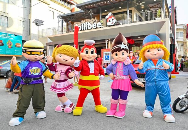 Jollibee and friends joined in the welcoming festivities during the opening of Jollibee Laoag Bacarra in June 2023