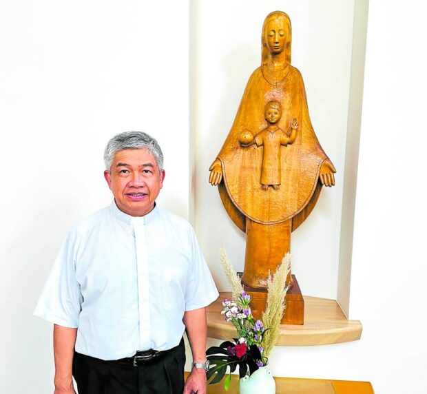 ‘KABAYAN’ Bishop Edgar Gacutan of the Diocese of Sendai, the first Filipino to become a bishop in Japan.