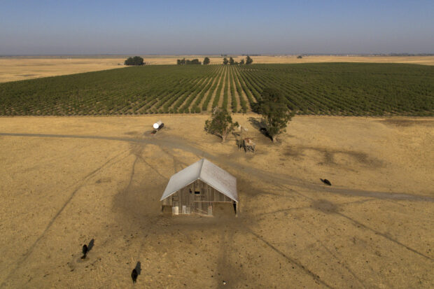 Farmland in rural solano Country, California