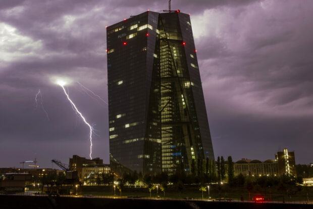 The European central bank in Frankfurt, Germany