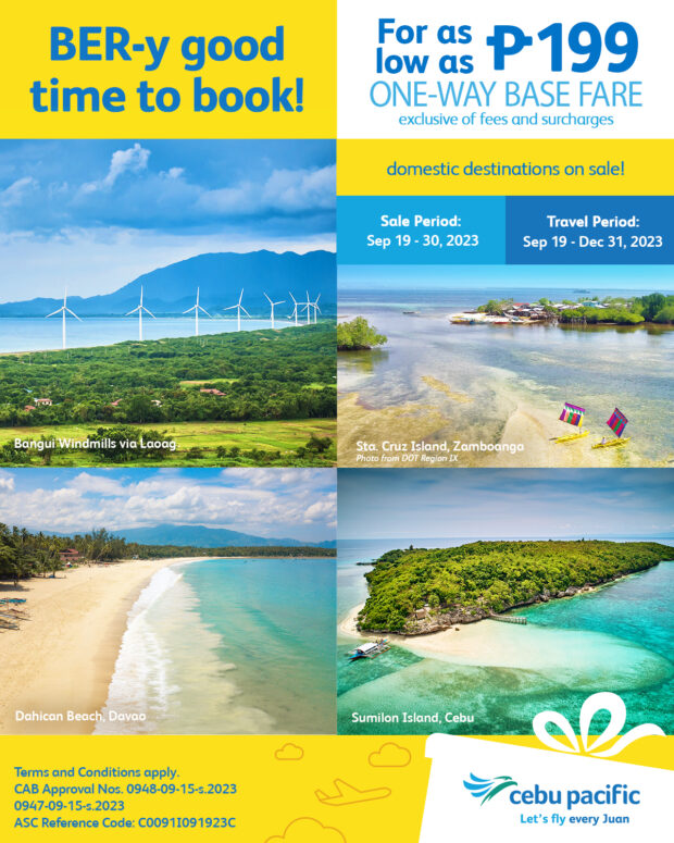 Cebu Pacific Seat Sale