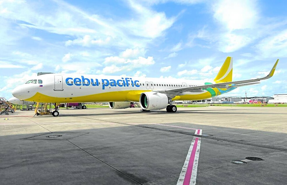 $12-B REFLEETING A narrow-body or single-aisle plane operated by Cebu Pacific, which plansto add 100 to 150 such new aircraft to its fleet between 2027 and 2035. —CONTRIBUTED PHOTO