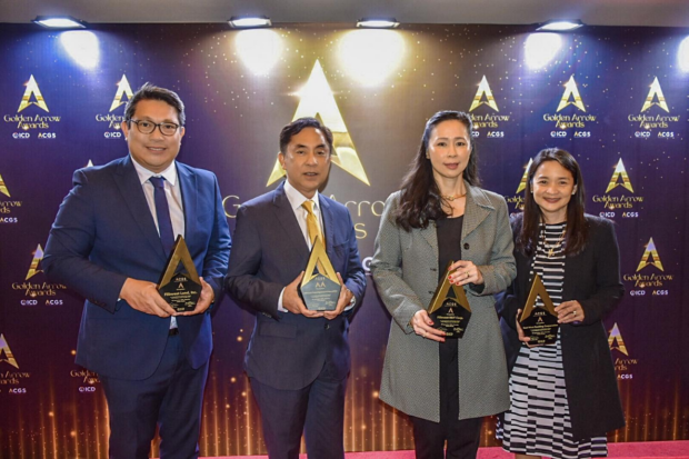 Filinvest Group honored for good corporate governance at Golden Arrow Awards