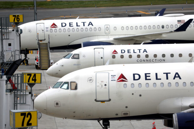 Delta Airlines' passenger jets