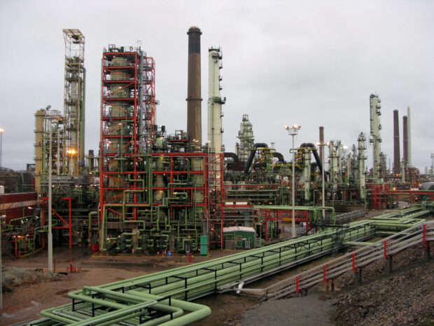 Neste's oil refinery in Finland