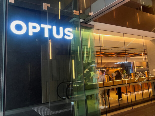 Optus shop in Sydney, Australia