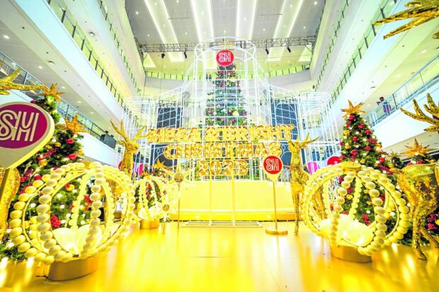 The festive spirit is in full swing at SM Megamall with a mega and bright 50-foot New York-inspired Christmas tree