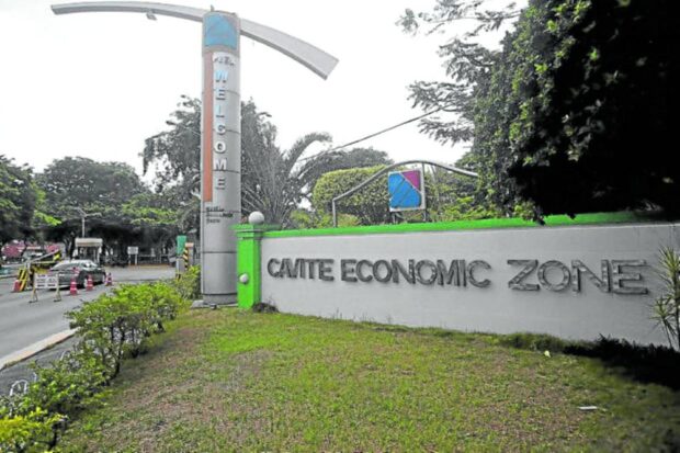 The Cavite Economic Zone spanning Rosario and General Trias is one of the biggest job generatorsin the province. (FILE PHOTO)