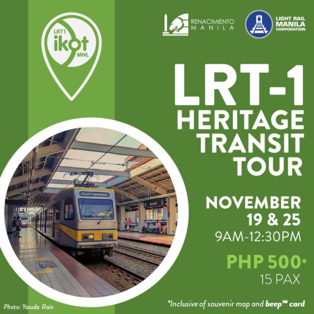 LRT-1 Heritage Transit Tour LRMC