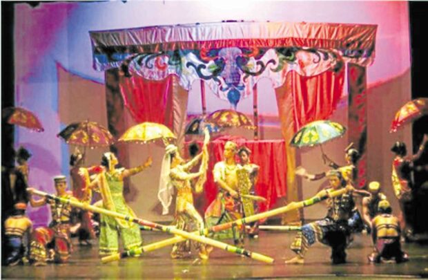 A student dance troupe performing a traditional folk dance (MARGIE DOMINGUEZ VIA PINTEREST)