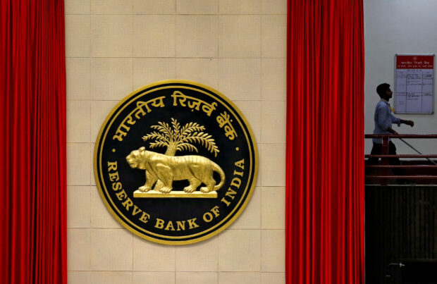 The logo of the Reserve Bank of India