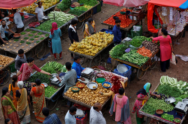 India's retail inflation at three-month high