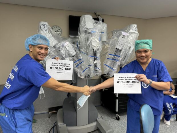 St. Luke's Medical Center Kidney Transplant robotic