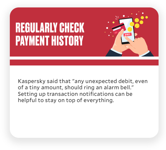 check payment history