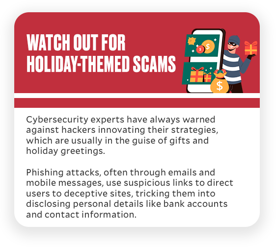 Holiday-themed scams