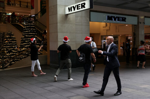 Australians pulled back spending in Dec after Black Friday splurge