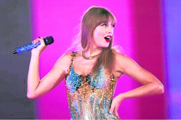 File photo of Taylor Swift who will perform in a concert in Singapore in March 2024. 