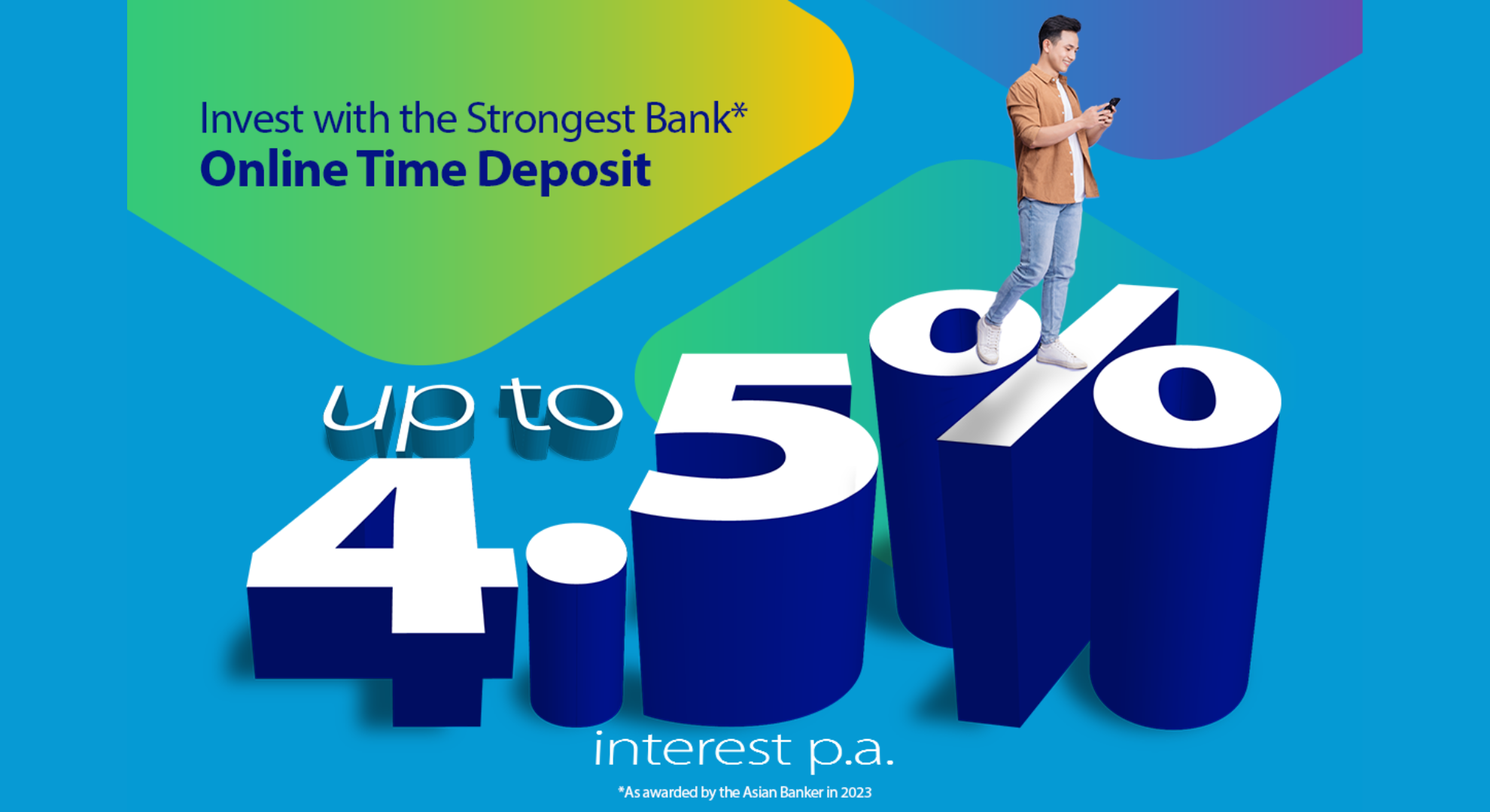 Earn up to 4.5 p.a interest rate with Metrobank’s Online Time Deposit