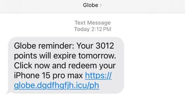 Globe moves to stop 8080 ‘spoofing’ messages