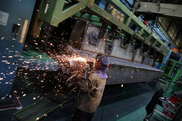 South Korea February factory output rises