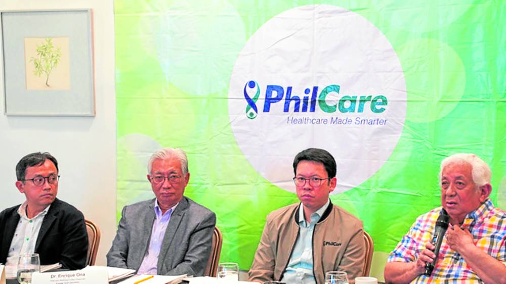  (From left) Fernando Paragas, PhilCare Wellness Index lead researcher; Enrique Ona, former health secretary; Jaeger Tanco, PhilCare CEO and Nick Jacob PhilCare chair 
