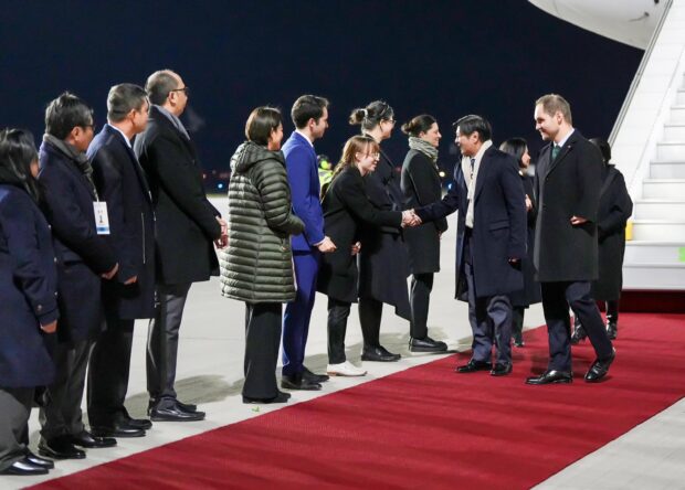 President Ferdinand Marcos, Jr. arrived in Berlin, Germany where he will sit down for a bilateral meeting with German Chancellor Olaf Scholz, March 12, 2024. | PHOTO: Official facebook page of the Presidential Communications Office (PCO)