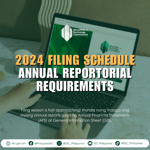 SEC 2024 annual reports