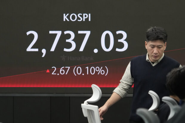 Asian shares mixed after calm day on Wall Street