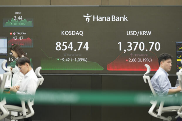 Global stocks mixed after Wall St closes another winning week