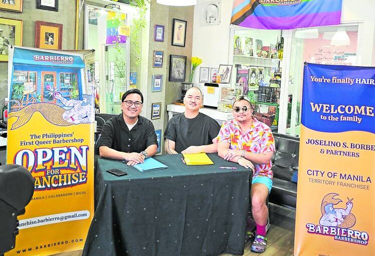 QUEER VALUES Franchise signing for Barbierro Laong Laan.