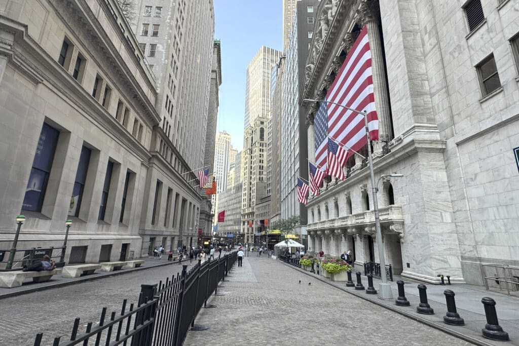 FILE - The New York Stock Exchange is shown on July 16, 2024, in New York. 