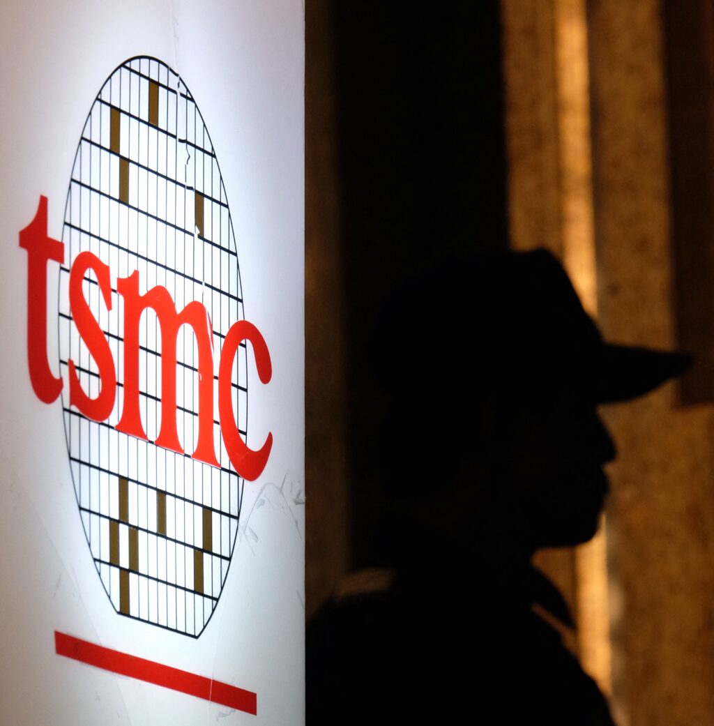 TSMC, the world's biggest contract microchip maker, was to release second-quarter earnings results at an online conference.