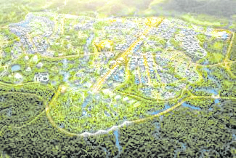 Artist’s concept for Nusantara, Indonesia (Ministry of Public Works and Public Housing, Republic of Indonesia)