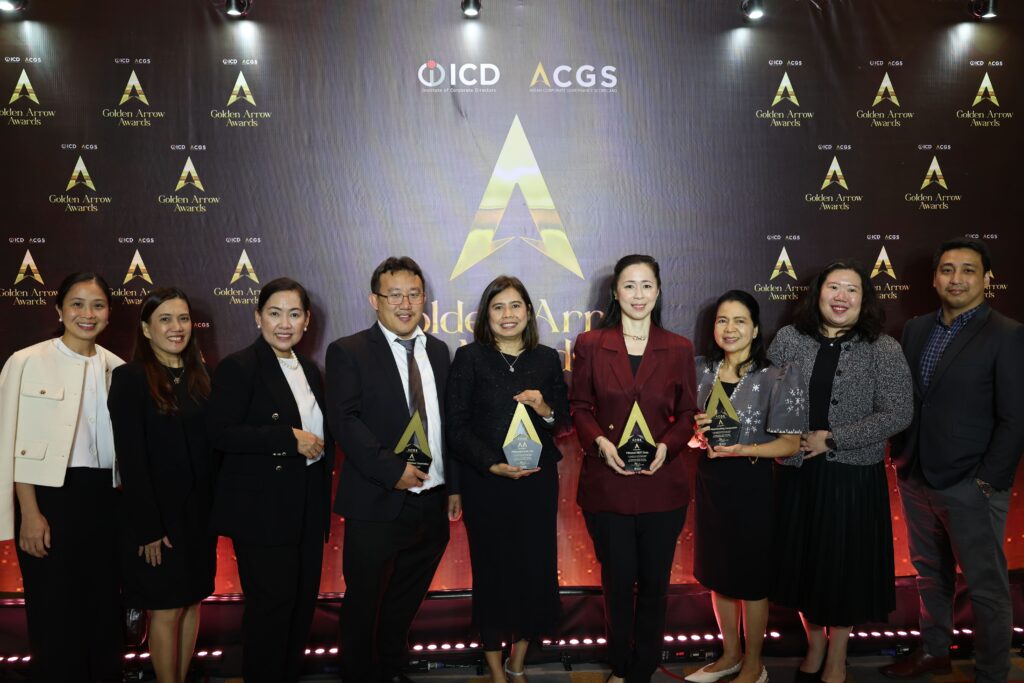 Filinvest Group recognized at the 2024 Golden Arrow Awards for good governance