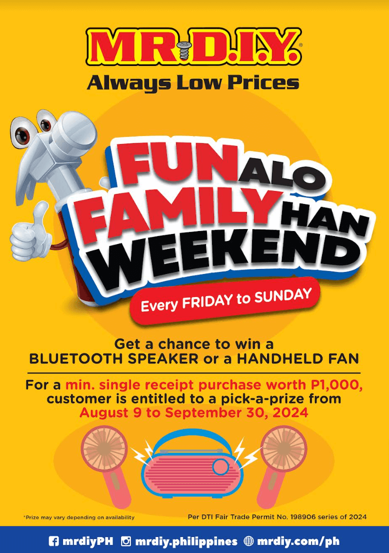 MR.DIY launches FUNalo FAMILYhan Weekends: Shop and win exciting prizes