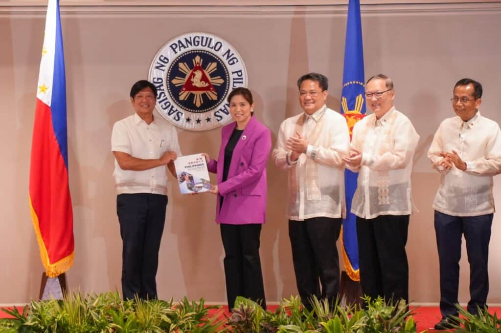 The Department of Budget and Management turns over to President Ferdinand Marcos, Jr. the Philippine Public Financial Management (PFM) Reforms Roadmap 2024-2028 in a ceremony at the Malacañan Palace.