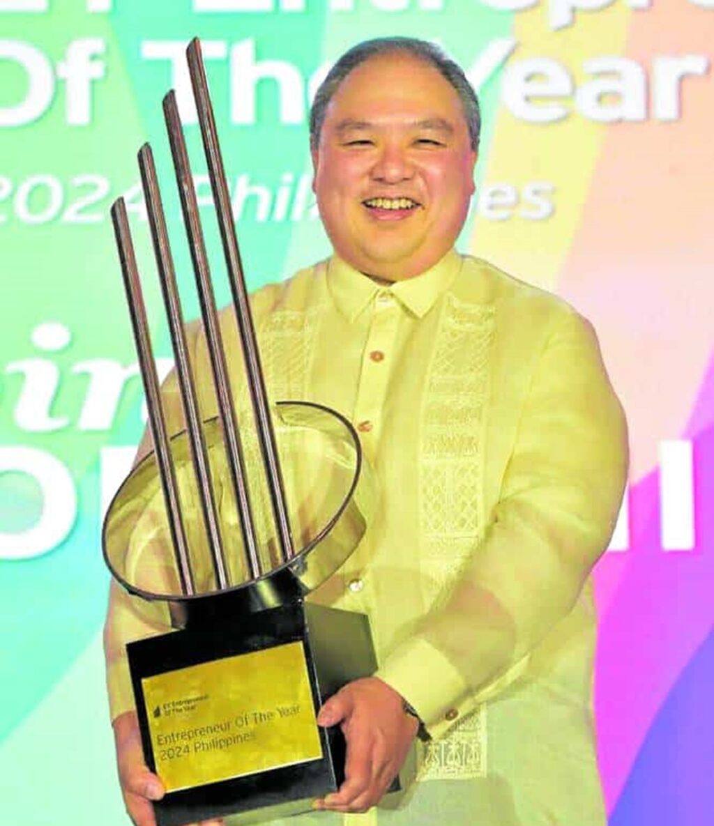 Jacinto Ng Jr. hailed as Ernst & Young ‘Entrepreneur of the Year’