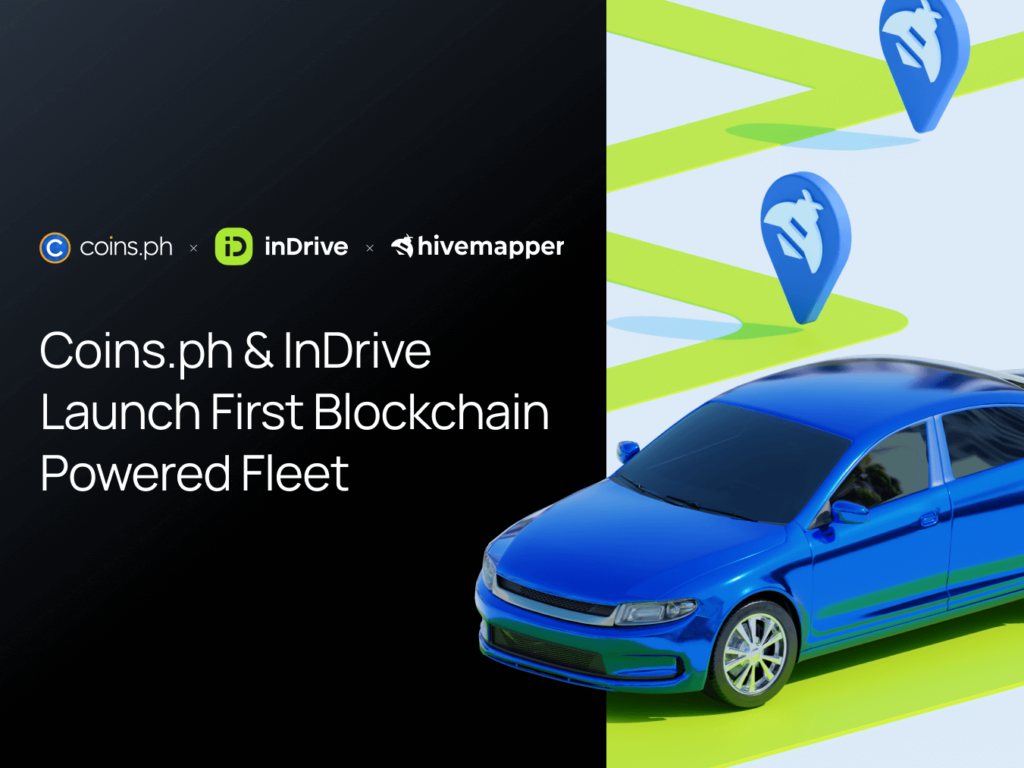 Coins.ph & inDrive launch first blockchain powered fleet revolutionizing the e-hailing industry 