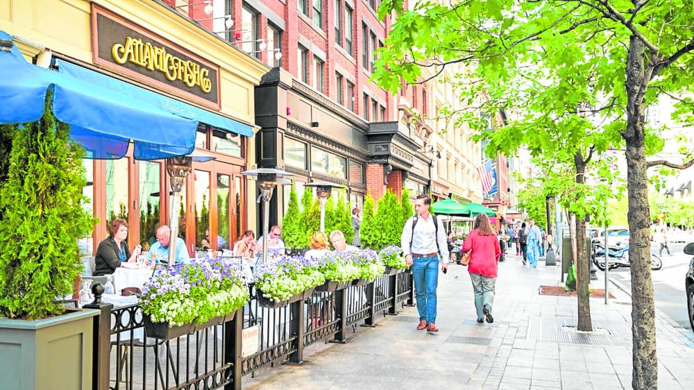 More walkable streets also fuel a strong local economy.