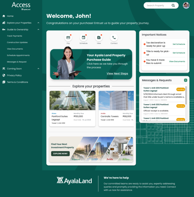 Access Ayala Land