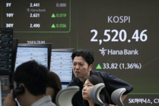 Asian shares jump on hopes tariff war may subside and Trump won't fire Fed chief