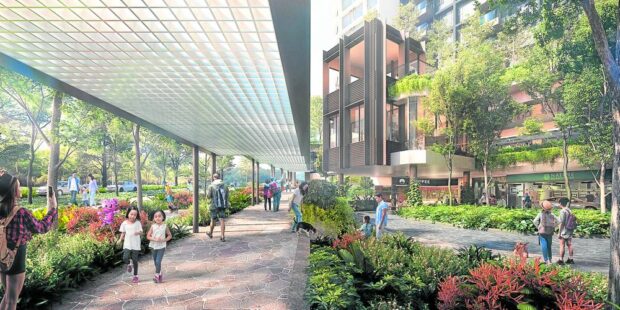 Green spaces in cities, developments 