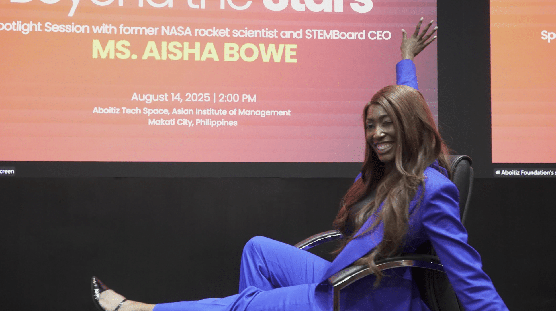 'Start at Unrealistic:' Aisha Bowe inspires next generation of ...