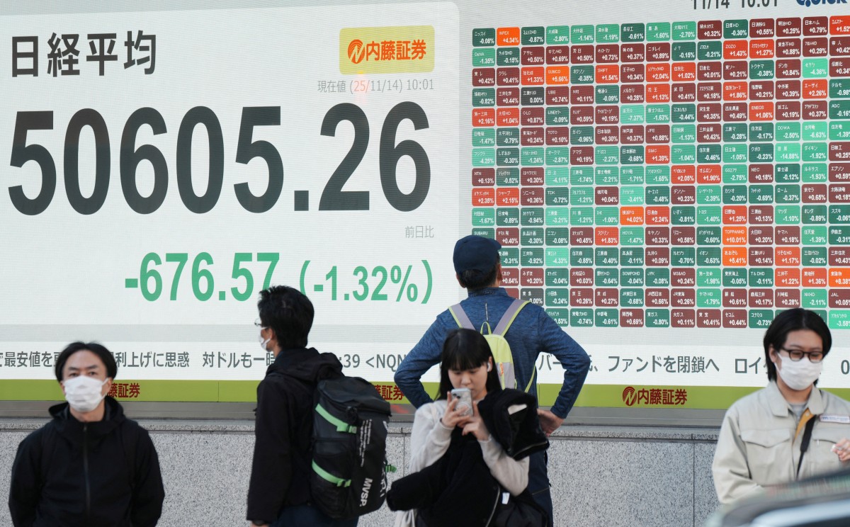 Stocks struggle on US rates, tech rally fears