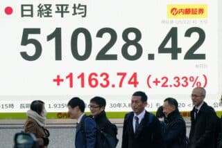 Mixed day for US stocks as Japan's Nikkei rallies