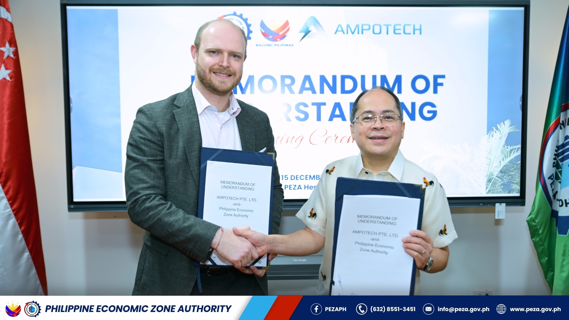 Peza taps Singapore firm for ecozone energy solutions