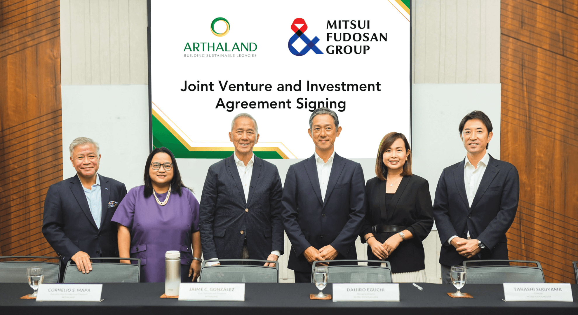Arthaland forges partnership with Mitsui Fudosan (Asia) for a premium green development in Makati