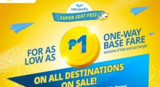 Cebu Pacific celebrates 30th anniversary with piso sale