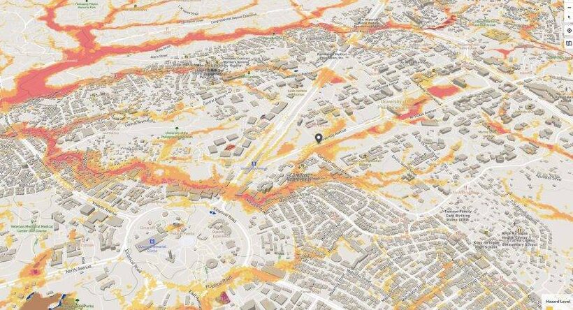 ite flood history, drainage conditions, nearby waterways, and landslide susceptibility may not be exciting topics during a site visit, but they can determine whether a property remains func- tional during extreme weather. (HTTPS://RESILIENCE.UP.EDU.PH/)
