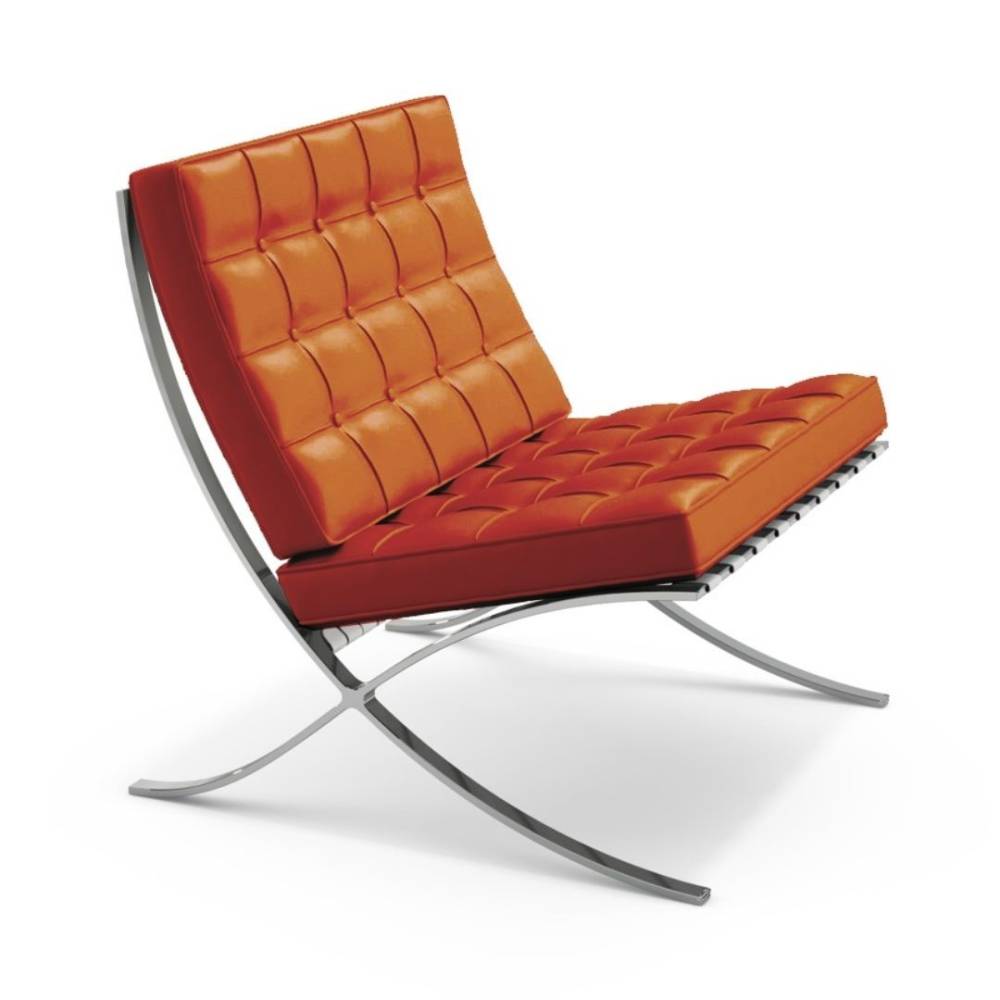 The Barcelona Chair was designed for the 1929 International Exposi- tion—that’s 97 years ago! And yet, this chair remains rele- vant and iconic. (HTTPS://CENTU- RYHOUSEINC.COM/)